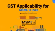 GST Applicability for MSMEs in India